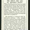 The King's orb and St. Edward's crown.