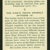 The King's Indian Orderly Officers (A).