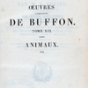 Half Title page, v. 12 Œuvres complètes de Buffon. Tome XII.  Animaux. (3)