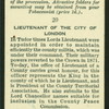 Lieutenant of the City of London.