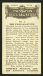 Proclamation at the Royal Exchange.