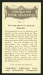 His Majesty's State Coach.