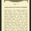 The King in royal robes.