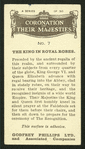 The King in royal robes.
