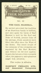 The Earl Marshal.