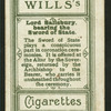 The Marquis of Salisbury.