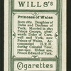 The Princess of Wales.