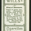 The King of Denmark.