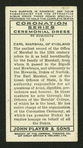 Earl Marshal of England.