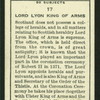 Lord Lyon King of Arms.