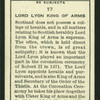 Lord Lyon King of Arms.