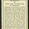 Lord High Chancellor of England.
