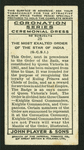 The Order of the Star of India.
