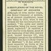 A gentleman of the Royal Company of Archers.