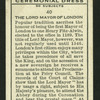 Lord Mayor of London.