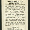 Coronation of Elizabeth I.