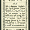 H.R.H. Princess Elizabeth of York.
