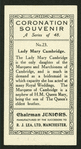 Lady Mary Cambridge.