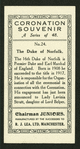 The Duke of Norfolk.