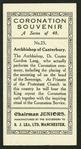 The Archbishop of Canterbury.
