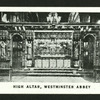High altar, Westminster Abbey.