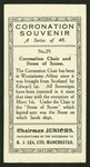 Coronation Chair and Stone of Scone.