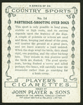 Partridge-shooting over dogs.