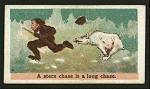 A stern chase is a long chase.