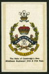 The Duke of Cambridge's own (Middlesex Regiment).