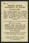Medical School, University of Sydney.