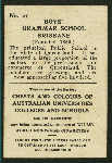 Boys' Grammar School, Brisbane.