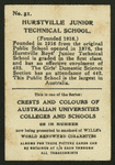 Hurstville Junior Technical School.
