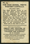 The High School, Perth, Western Australia.
