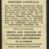 The University, Perth, Western Australia.