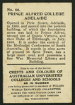 Prince Alfred College, Adelaide.