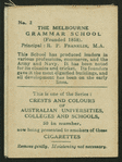 The Melbourne Grammar School.