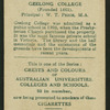 Geelong College.