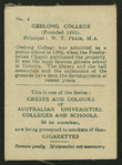 Geelong College.