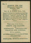 Queen's College, Melbourne University.