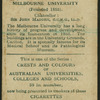 Melbourne University.