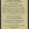 Medical School, University of Sydney.