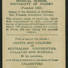 Medical School, University of Sydney.