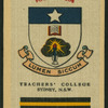 Teachers' College, Sydney.