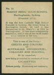 Marist Brothers' High School.
