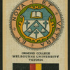 Ormond College.