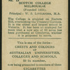 Scotch College, Melbourne.