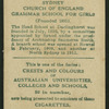 Sydney Church of England Grammer School for Girls.