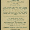 Christian Brothers' College, Perth.