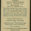 Sydney Public High School.