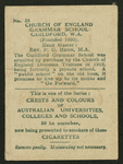 Church of England Grammar School.